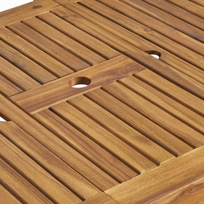 Patio Dining Sets, Beige/Natural Wood