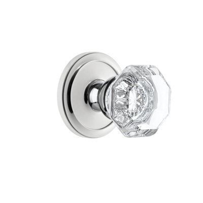 Bouton de porte Chambord avec rosette circulaire