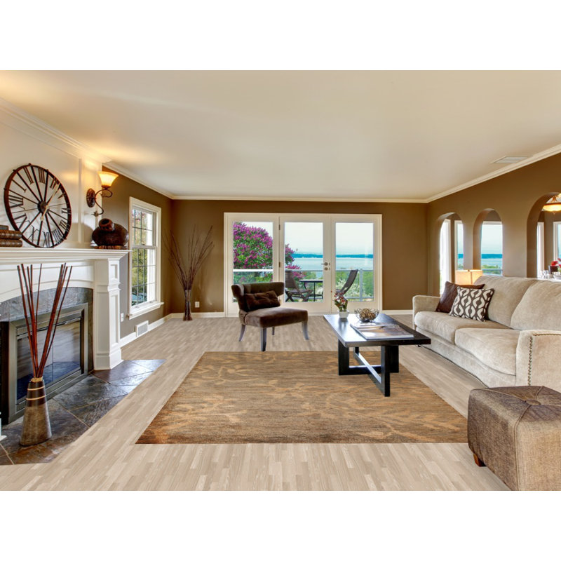 Abstract Oriental Area Rug 7x10