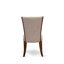 L'ensemble de mobilier de salle à manger 5 pièces comprend une table de salle à manger rectangulaire en bois rustique et 4 chaises Parsons en lin brun clair, noyer antique-542502511-666754225-666724491