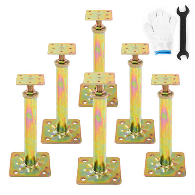 6‑Pack House Floor Jacks for Leveling & Support