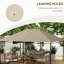 - Abri de jardin d'extérieur 10 pi x 13 pi, kaki avec ventilation et drainage