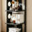 Rubberwood Mobile Open Bookcase With Wheels