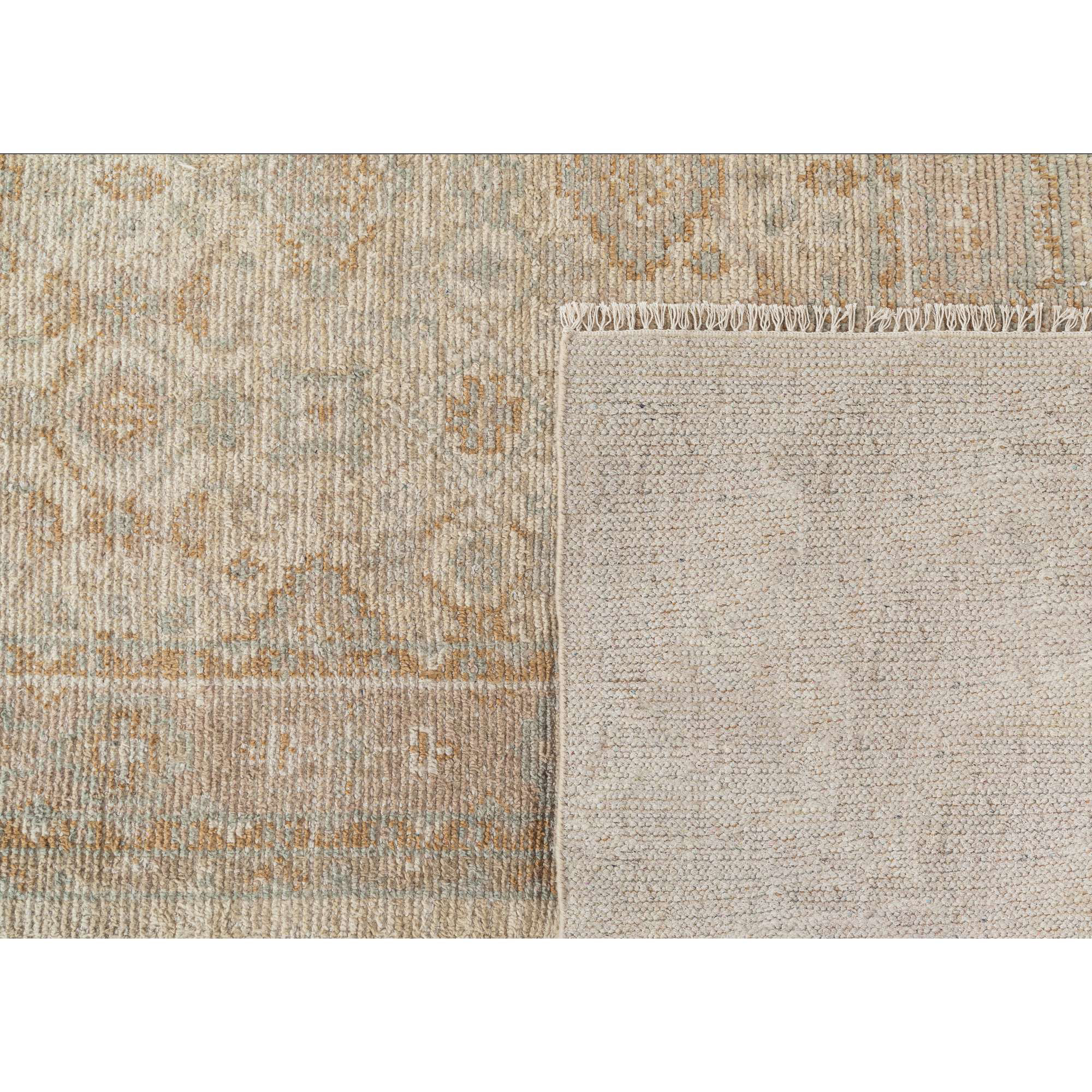 Hand Knotted Wool Nordic Rug, Rectangle 5"x 8"