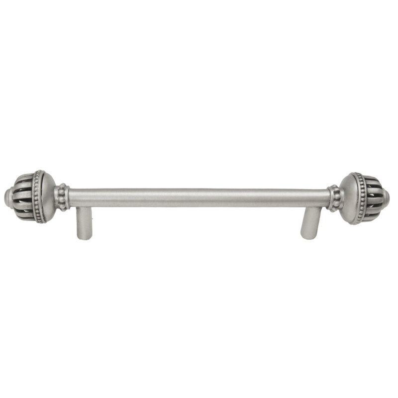 Cricket Cage large 4 inches c.c. pull in Platinum, 5", Satin