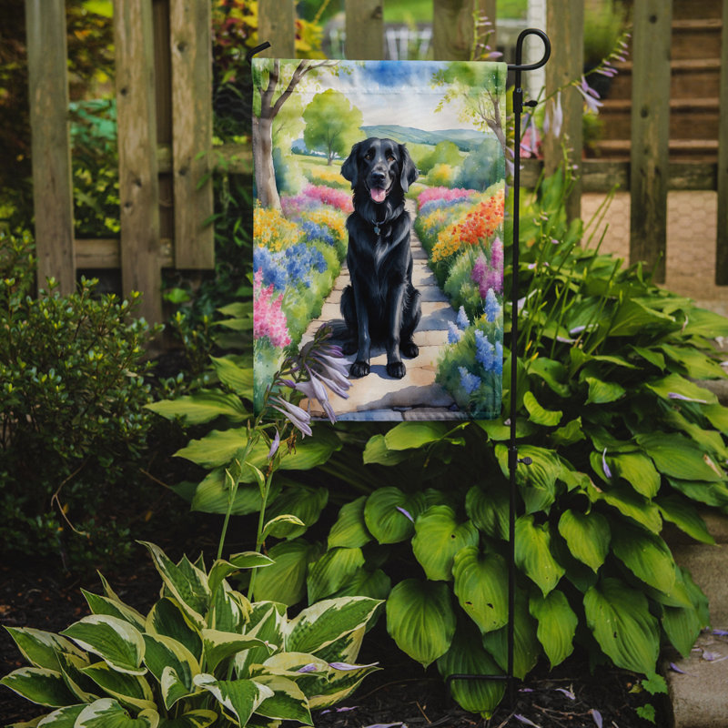 Drapeau de jardin en polyester à double face H 15,5 po x l 11,25 po Ellise