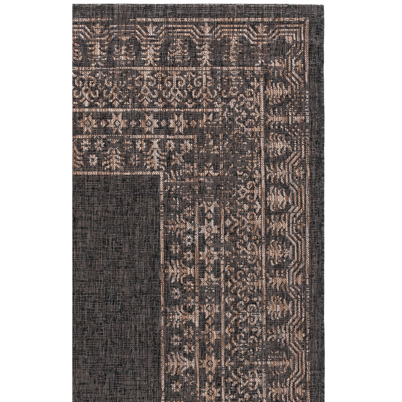 Tapis intérieur / extérieur Anelly Performance Southwestern, Rectangle 6 pi 7 po x 9 pi 6 po