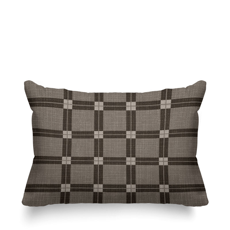 Coussin lombaire en polyester , H 14 po x l 20 po, Ombre