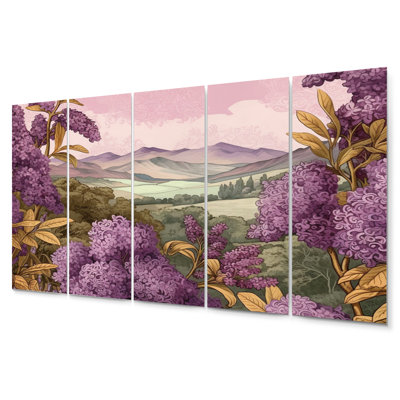 Ensemble de 5 décorations murales