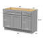 Base de meuble-lavabo simple 54 po-93720848