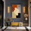 Applique murale linéaire linéaire encastrée à intensité variable à DEL avec texture rayée-2048163447-2048163444
