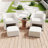 Versatile Modern Sofa Chair with Storage and Relaxing Appeal for Various Spaces
