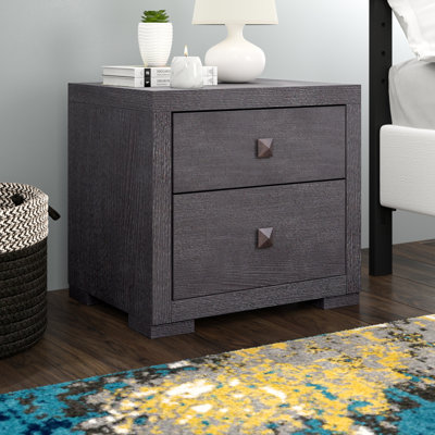 47cm W Manufactured Wood Bedside Table