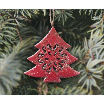 Metal Holiday Shaped Ornament