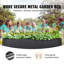 Bac à fleurs surélevé galvanisé pour jardin 94,5 x 47,2 x 23,6 po