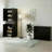 Set Of 1 Buffet Table With Drawers & Multi Door Storage Plus 1 Tall Cabinet With Compartments And Adjustable Shelves For Kitchen Living Room Dining Area Or Office Space, Black-1820166195