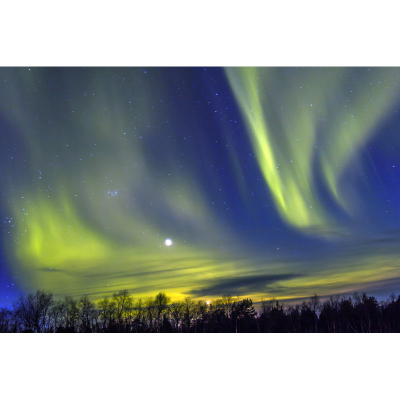 Northern Lights by Meinzahn - Wrapped Canvas Print, 30cm H x 46cm W