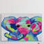 «Colorful Elephant» par Jill Lambert, reproduction sur toile tendue-17682467