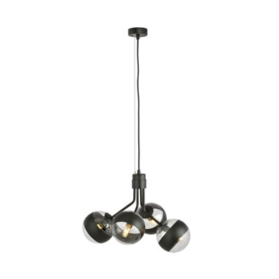 Jelks 4 - Light Black Unique/Statement Pendant