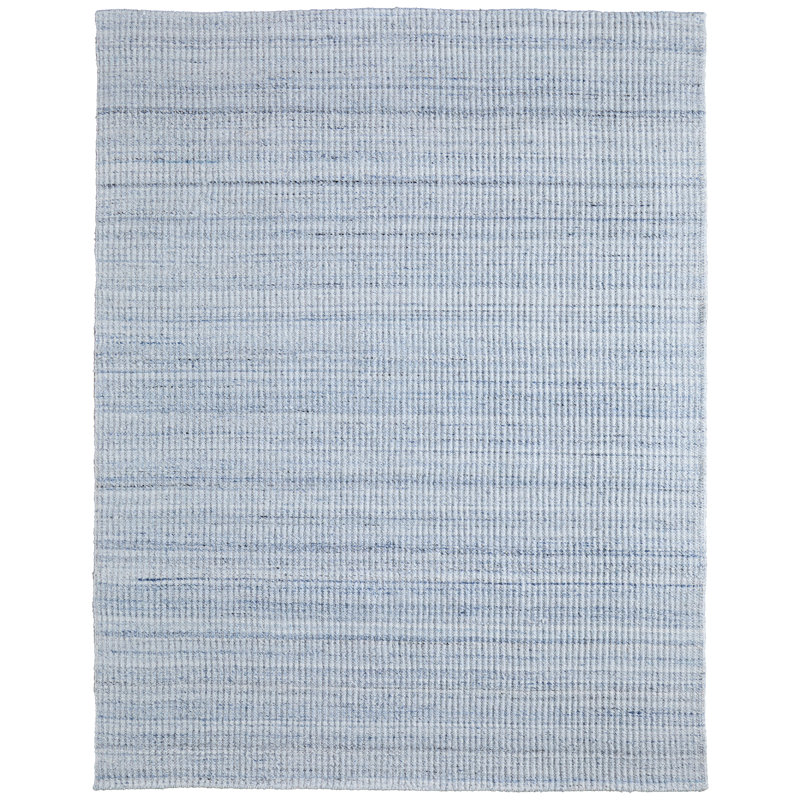 Cramlington Hand Woven Area Rug, Rectangle 8' x 10', Light Blue