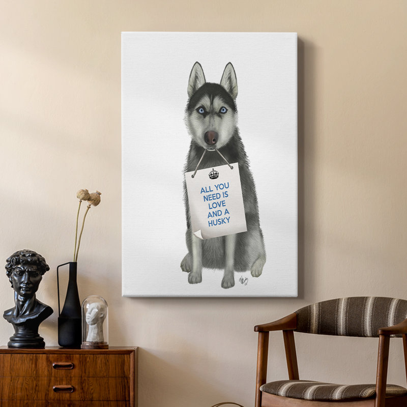 Love and Husky - galerie sur mesure, H 36 po x l 24 po