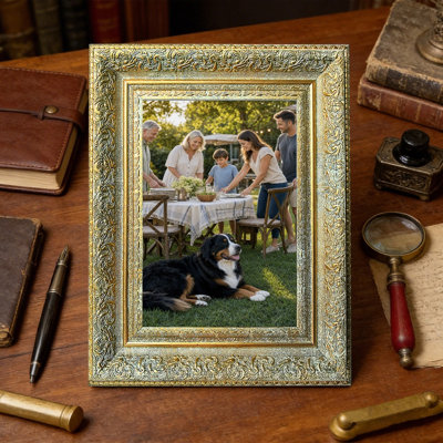 Cadre de bureau 11 pièces x 11 po or antique 11 pièces pour cadeaux d'anniversaire