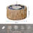 Round TerraFab Tabletop Fire Bowl