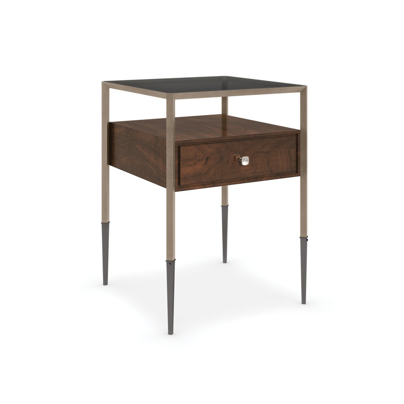 Glass End Table