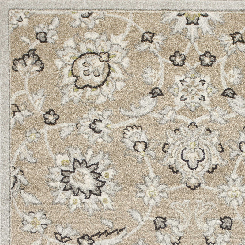 Floral Indoor Rug, 1 x 79 x 114 inches