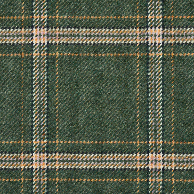 Tissu écossais Schumacher x Patterson Flynn Blackburn Merino, Vert