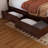 Madison Solid Wood Platform Bed with Matching Footboard & Storage Drawers -96140355-96140349