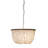 Lorsworth 3 - Light Seashell Dimmable Drum Chandelier