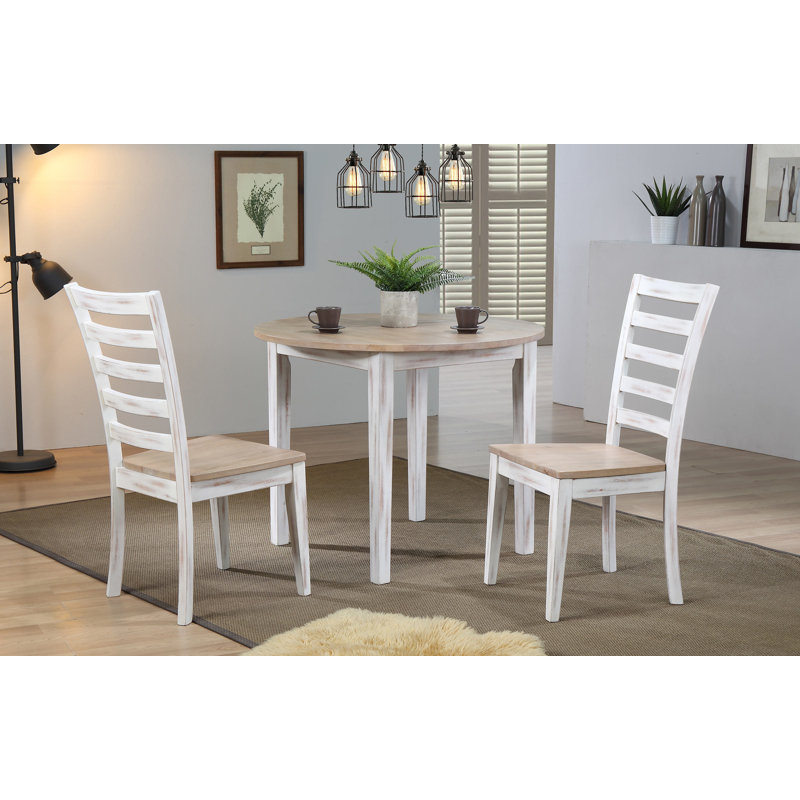 Wilkey Round Solid Wood Dining Table