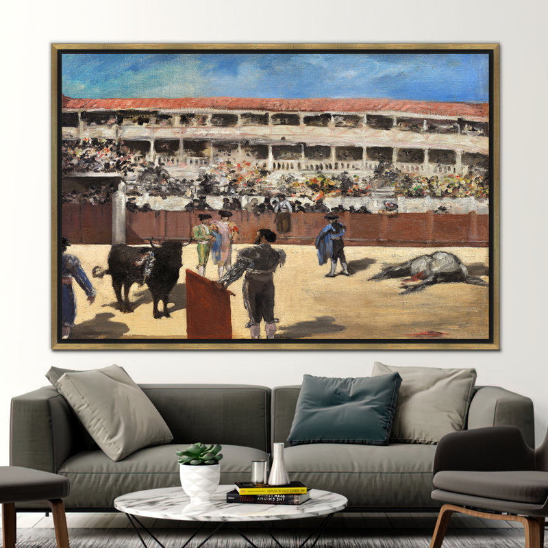 Print on Canvas, Framed Print without Mat, Gold, 20 cm H x 30 cm W