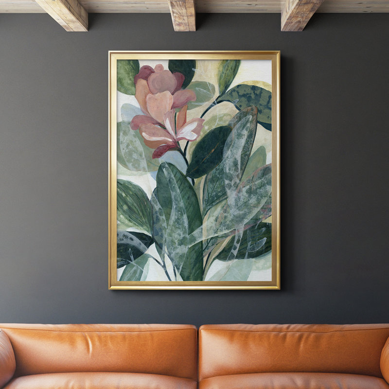 Lush Guardians - Picture Frame Print, Gold Framed, 42.5" H x 30.5" W x 1" D