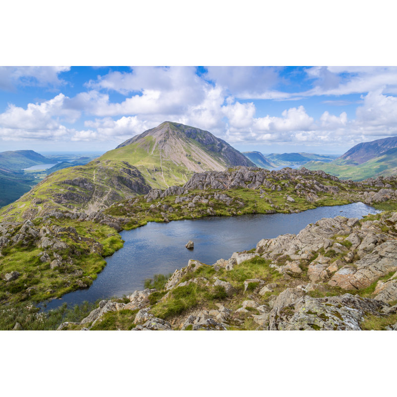 Haystacks In The Lake District by Michael_Conrad - Wrapped Canvas Print, 30cm H x 46cm W