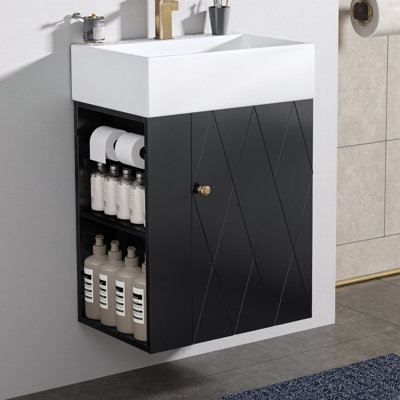 Meuble-lavabo de 20 po avec lavabo en céramique
