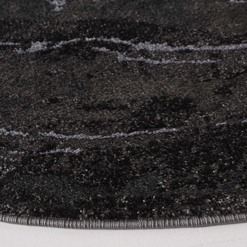 Pacific Performance Abstract Rug, Round 6'7"