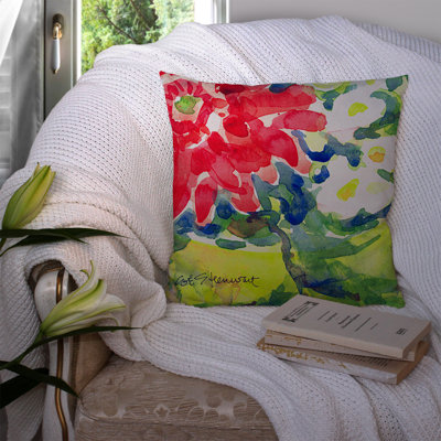 Coussin décoratif intérieur/extérieur fleur