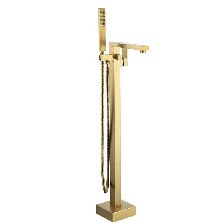 Floor Tub Filler with Diverter