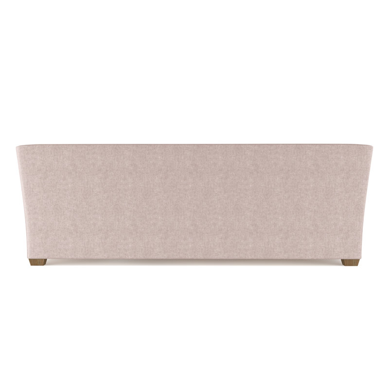 Rivington Flare Square Track-Arm Sofa, 31" H x 96" W x 37" D, Plush Velvet Blush, Weathered