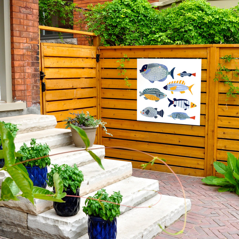 Décoration murale d'extérieur Aikin, L 35 po x H 35 po