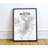 Austin City Map - Unframed Graphic Art-24706030