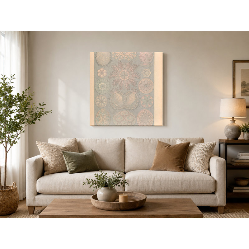 Art mural, "Tafel 85 - Cystidea", 16" W x 16" H