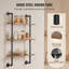 3 Piece Square Wood Floating Shelf