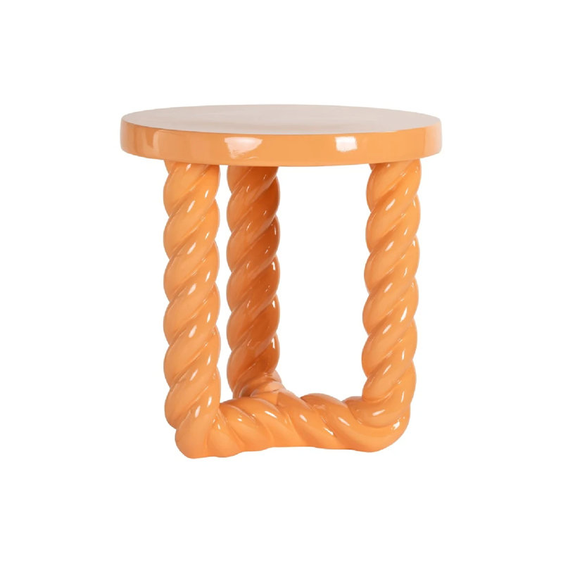 Table de bout à trois pieds, Orange