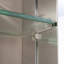 Medicine Cabinet With Mirror Aluminum Bathroom Adjustable Shelf Wall Mounted Or Successed