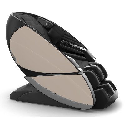 Fauteuil de massage Human Touch Super Novo X Zero Gravity avec massage 4D et fonction chauffante - Revêtement SofHyde noir, portes SofHyde
