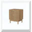 Table de chevet en bois