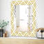 Miroir d’appoint en nid d’abeilles 1 mid-century-40099882